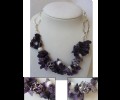 Short amethyst  necklace