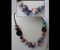 Ceramic beads necklace