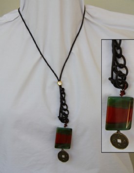 Chinese coin necklace