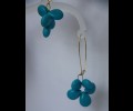 Turquoise bunch earrings