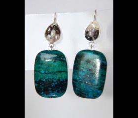Deep blue sea earrings