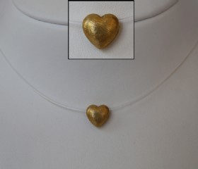 Gold heart-silicon
