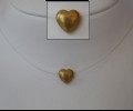 Gold heart-silicon